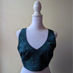 Athleta Crossover Reversible Bra D-DD Oceanic Teal Large